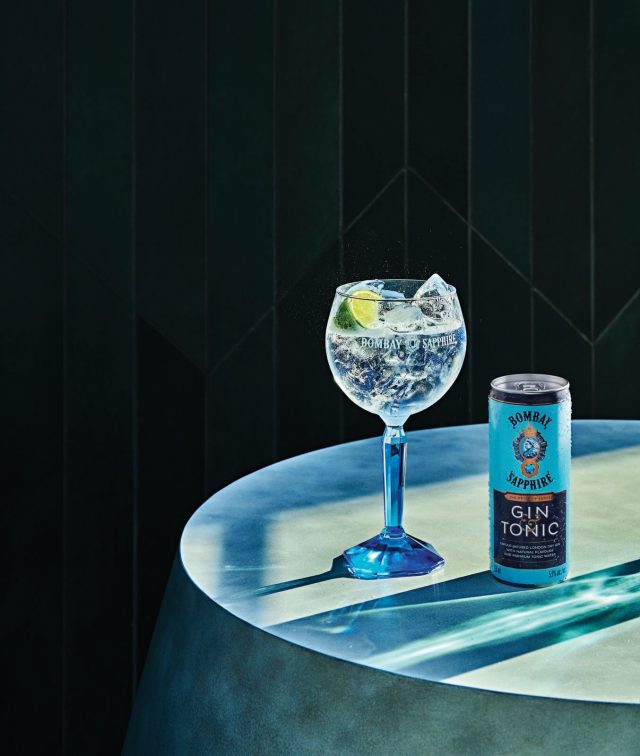 Bombay Sapphire Gin & Tonic RTD Premixed G&T Canned Gin and Tonic