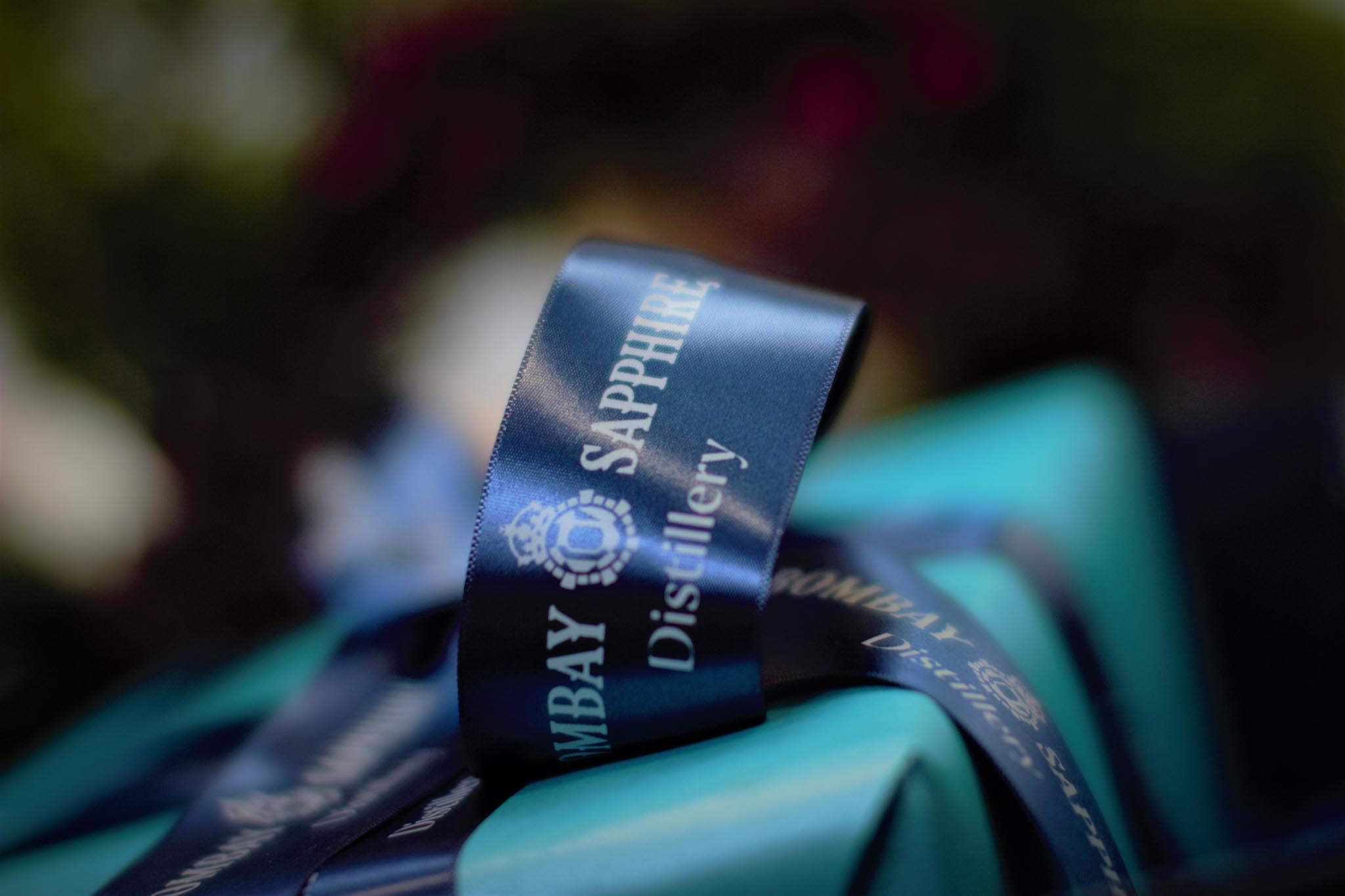 Gift ribbon close up